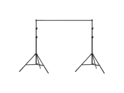 Kit de montagem de tripé/fundo fotográfico Puluz 200 x 200 cm Dca0975