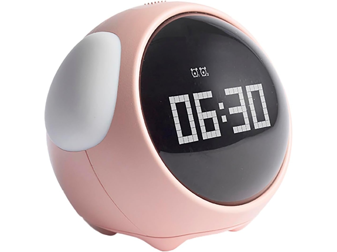 Despertador Digital Led Para Meninos E Meninas, Com Relógio De Expressões Faciais, Função De Alarme E Luz Noturna.