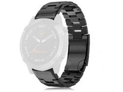 Lurelia Garmin Fenix 6x 26mm Pulseira De Liga Titânio Liberação Rápida Preta