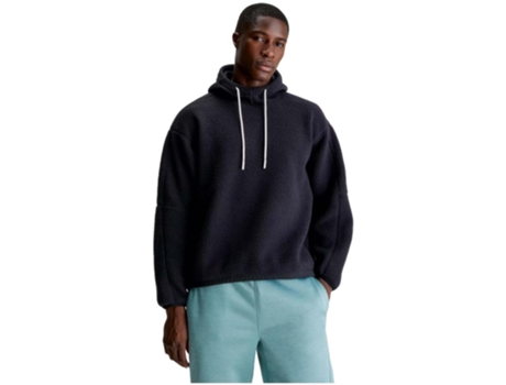 Sweatshirt de Homem CALVIN KLEIN Capucha Azul (XL)