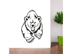Adesivos Murais Tête D'ours Para Decoração Externa: Salão, Quarto, Quarto De Garçon, Salle De Jeux, Quarto De Criança.