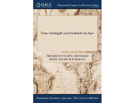 Livro Trutz-nachtigall De Friedrich Von Spee, Bernhard Hüppe Et Al. (alemão)