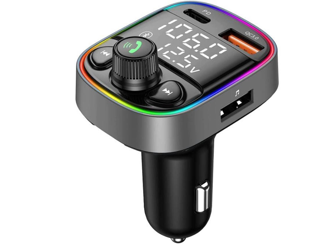 Adaptador Aux Bluetooth Yizhood C87b Qc3.0 Preto