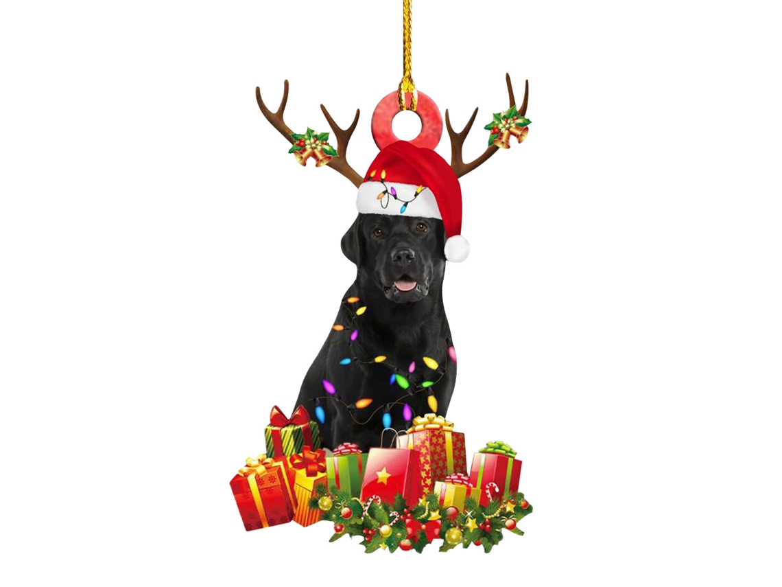 Laxiscreed Placa De Madeira Natalícia Para Cão, Decoração De Casa E Árvore De Natal