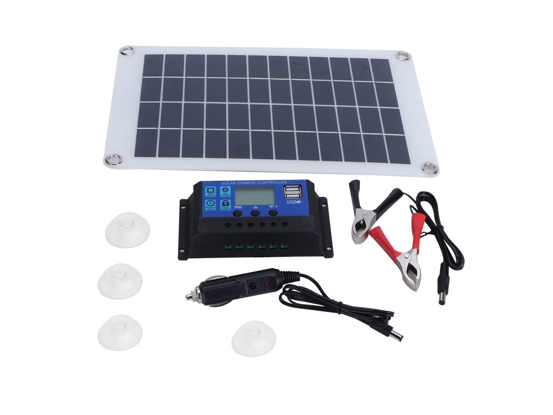 Laxiscreed Kit Solar 10w 18v Com Controlador De 10a Para Energia Renovável Eficiente