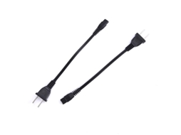 Cabo de Alimentação para Carregamento de Lanterna 220v 110v, Carregamento Direto, Universal, com Dois Pinos (hfmqv)