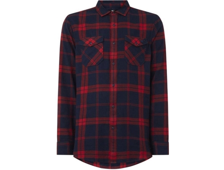 Camisa para Homem O´NEILL Lm Check Flannel Preto para Outdoor (XS)