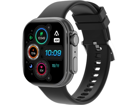 Abyx Fit Touch 5 - Relógio Inteligente Multiesportivo - Cinza Escuro