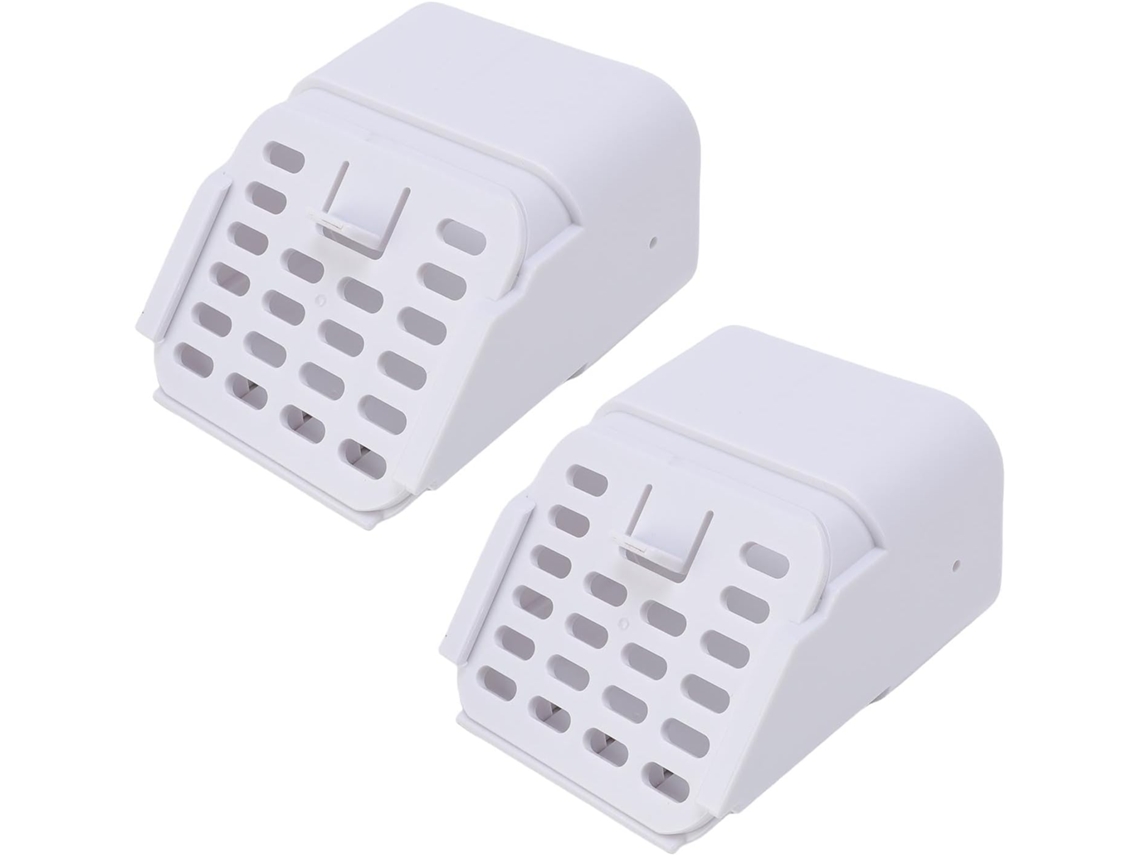 Filtro De Saída Para Calha, Protetor De Filtro Saída Conector Plástico Para Calha Com 4 Parafusos Calhas 3x4 Polegadas