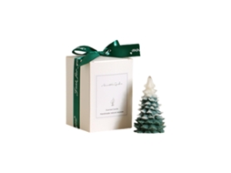 Vela Perfumada Árvore Natal Nevasca Pêra Verde Freesia