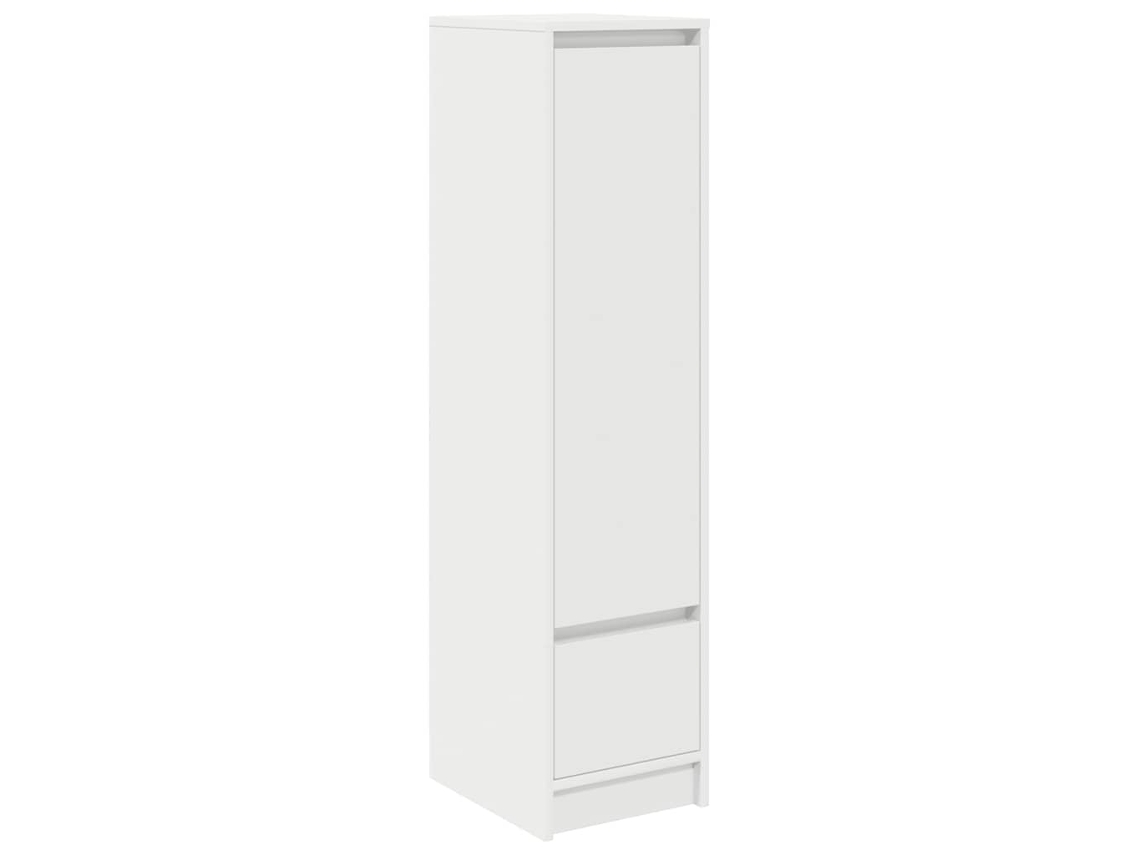 Vidaxl Aparador Alto 29,5x34x119,5cm Derivados De Madeira Branco