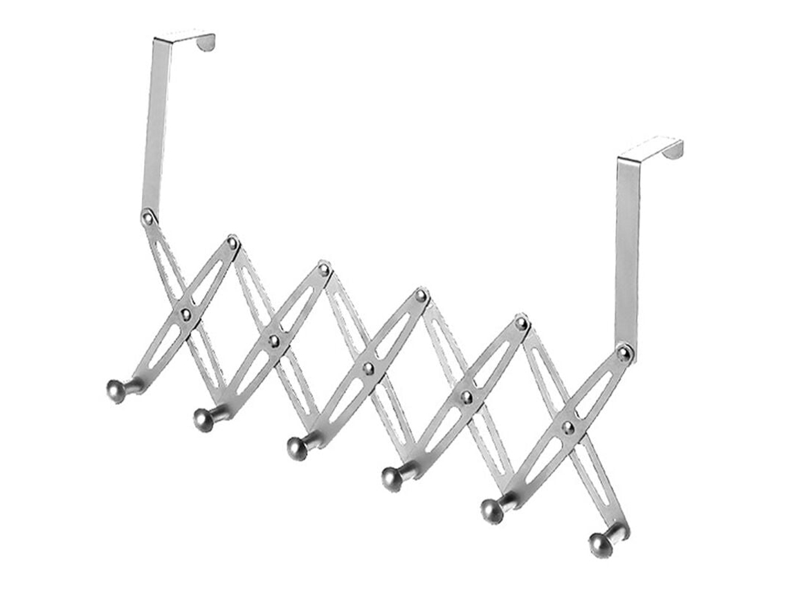 Lurelia Cabideiro De Porta, Pack Com 6, Em Aço Inoxidável, Para Chapéus E Casacos, 68cm