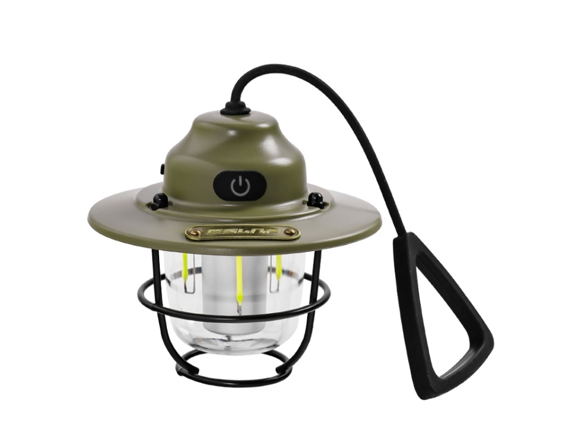 Lanterna De Acampamento Externa Com Carregamento Usb (verde)