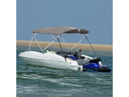 Vidaxl Toldo De 4 Arcos Bimini C/ Paredes Laterais 243x(200-213)x137cm