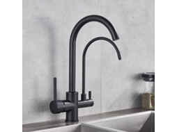 Torneira Misturadora De Água Quente Com Filtro De Água Purificada Kitchen 2/3 Dourada/preta/croma