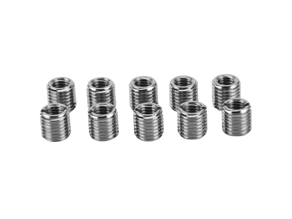 Conjunto De 10 Porcas Reparo Rosca Em Aço Inoxidável M8 M12, Acessórios De Ferragens