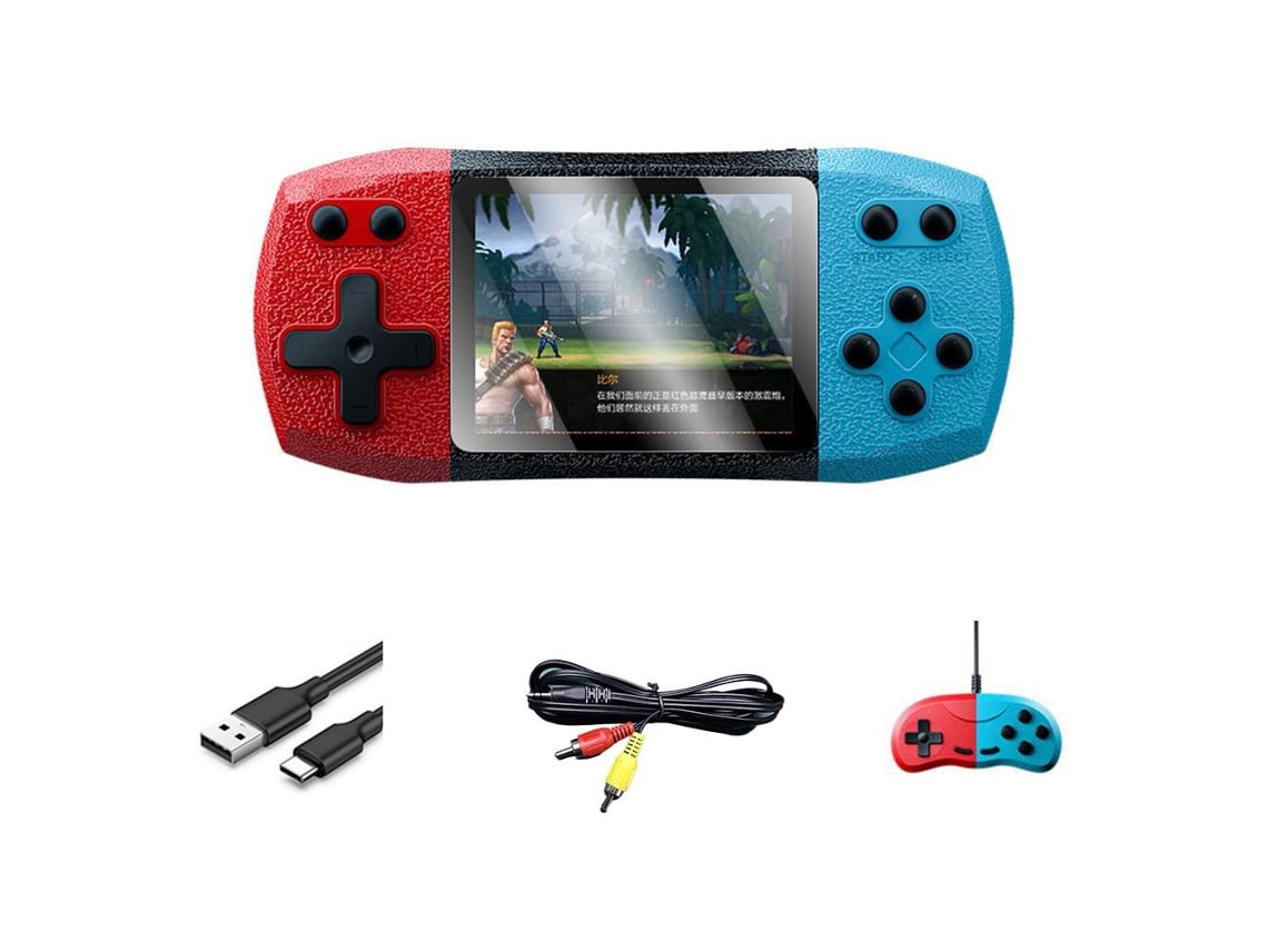 Console De Jogos Retro Portátil Com 620 Jogos Integrados Tela Colorida Para Viagens Camping E Atividades Ao Ar Livre