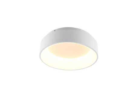 Plafon Led Noah em Alumínio Branco 40W com Função Cct 45cm