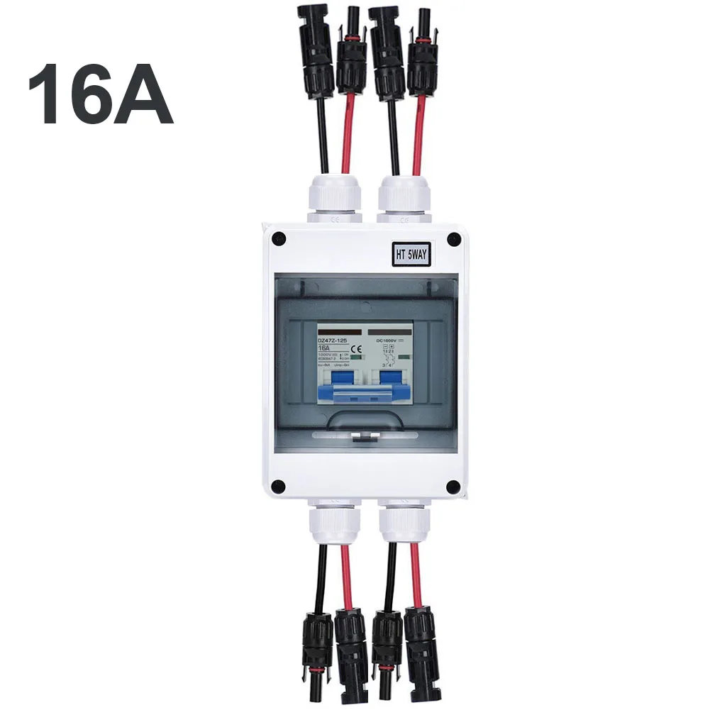Disjuntor Bipolar De 30 A Para Célula Solar, Disjuntor De 1000 V Cc, Interruptor Isolador Ip65 Para Desconexão De Módulo Célula Solar Fotovoltaica