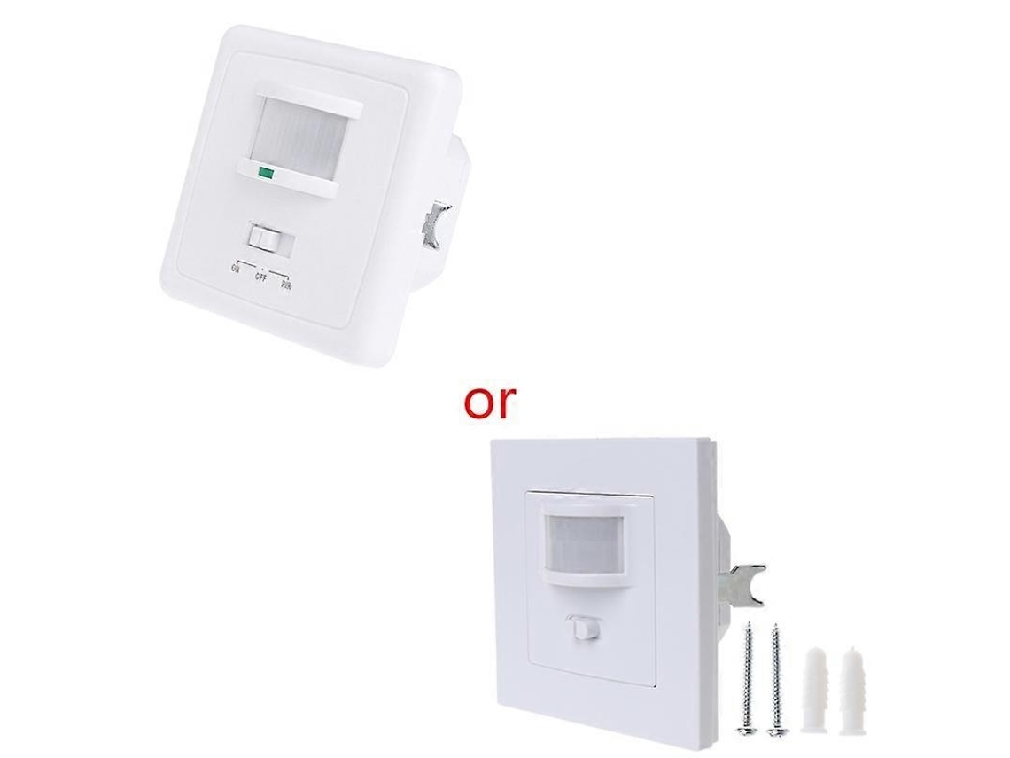 Lurelia Interruptor De Sensor De Movimento Infravermelho Pir Led 220-240 V, Interruptor De Luz Led Automático