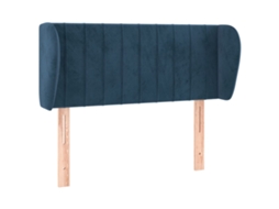 Headboard, Headboards Vidaxl Azul Veludo (93 X 23 X 78/88 Cm)