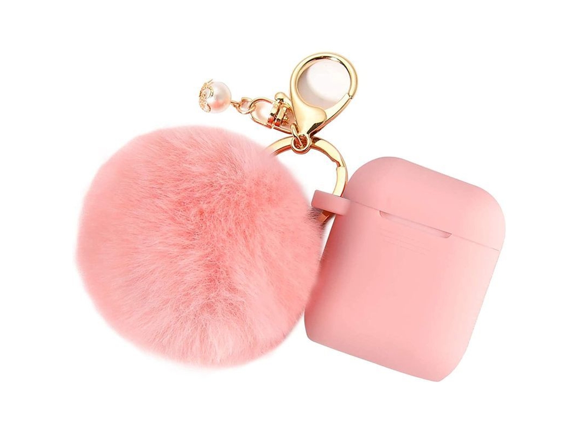 Yuru capinha para Airpods 1 e 2, Capa de Silicone Protectora Fofa para Carregador Apple Airpods, Acessórios Bonitos para Mulheres e Meninas