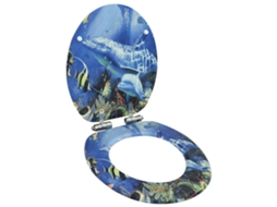 Toilet Seat, Toilet Seats Vidaxl Multicolor Mdf (n/a)