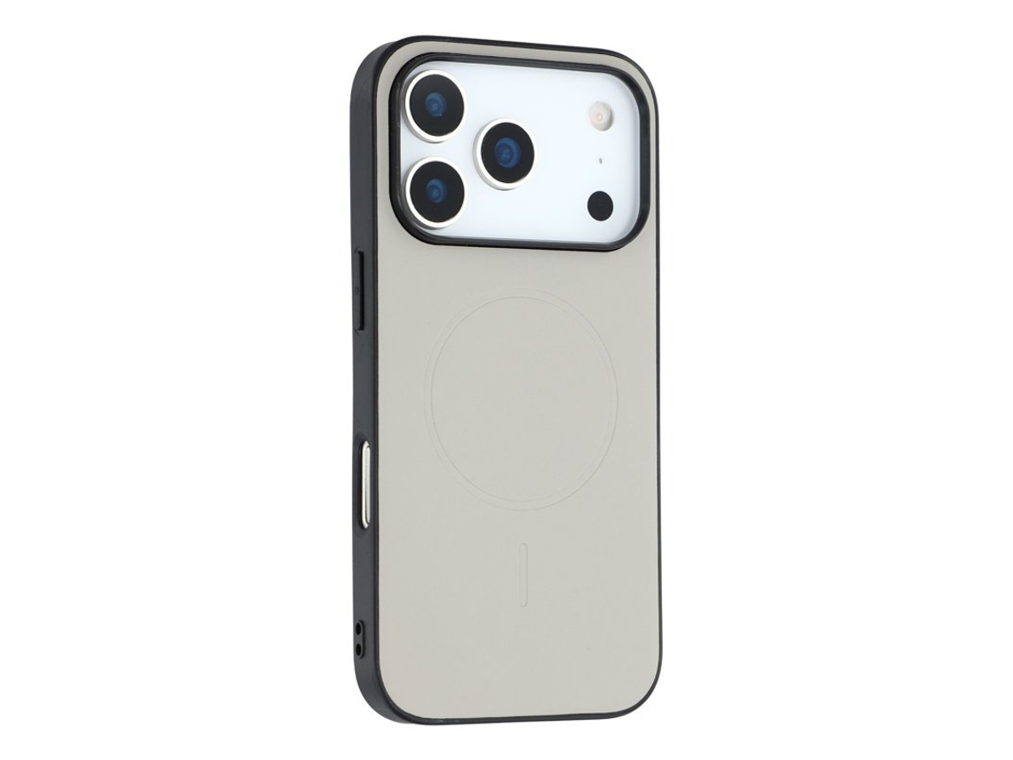 Capa X-level Para Iphone 17 Pro Magsafe Em Pc, Tpu E Pu Cinza
