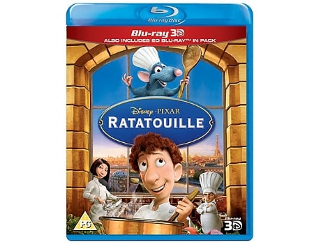 Blu-Ray 2D+3D Ratatouille Inglês