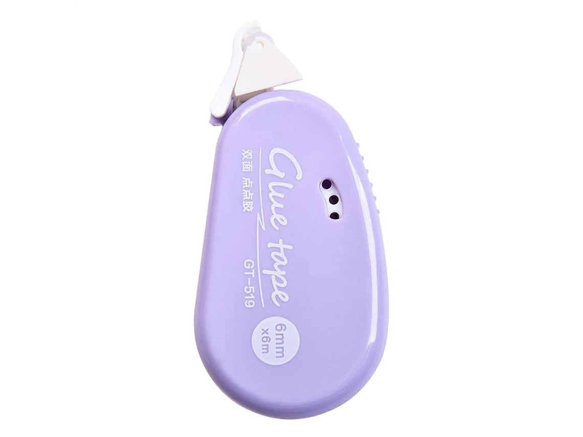 Dispensador De Fita Adesiva Em Rolo Para Scrapbook, Fita Adesiva Dupla Face Para Crianças, Aplicador De Fita Adesiva Roxo, Fácil De Usar