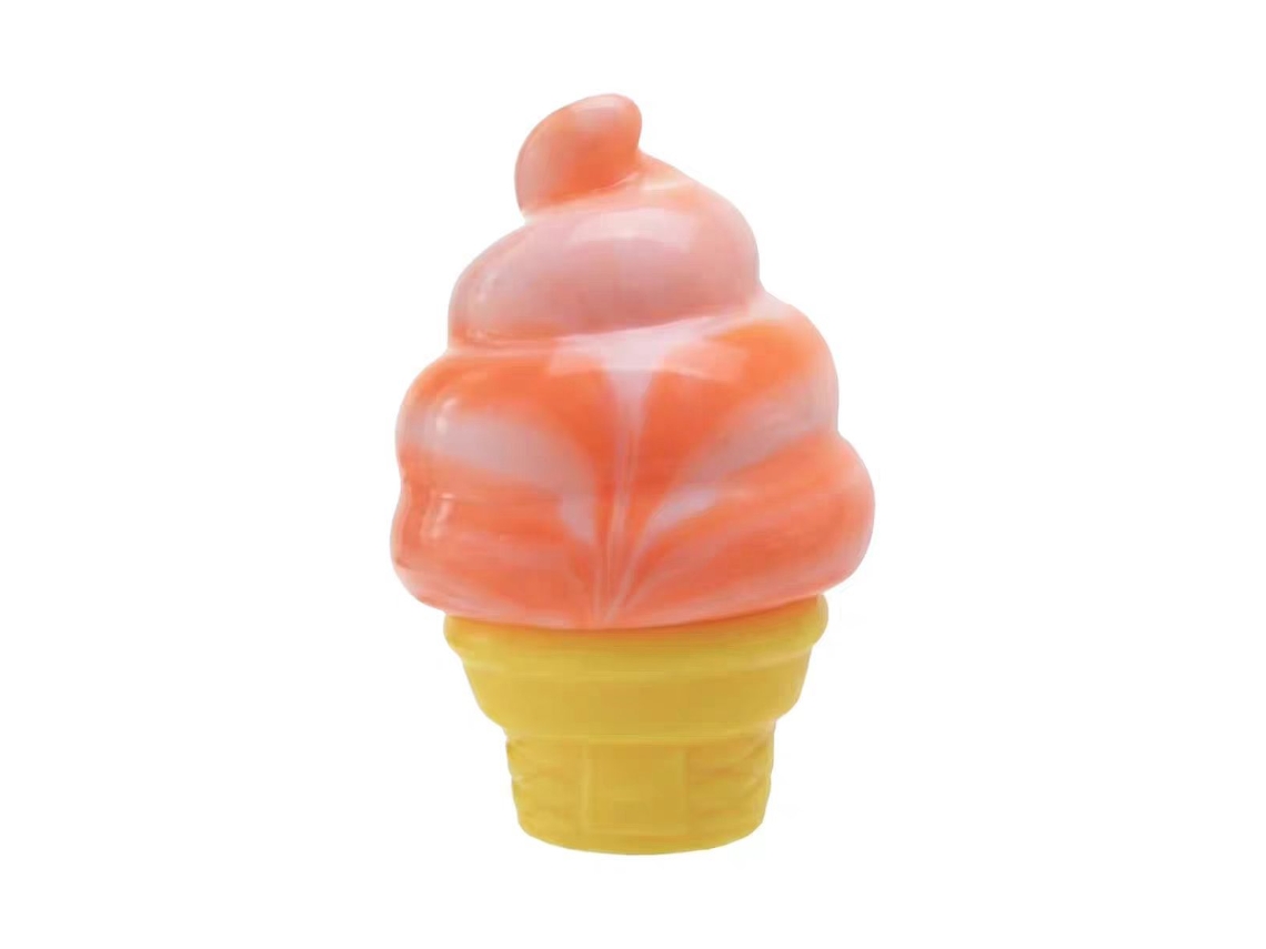 um Brinquedo Fofo e Antiestresse com um Design em Tpr Degradê.saco de Brinquedo de Sorvete de Apertar Laranja CHENNNLS
