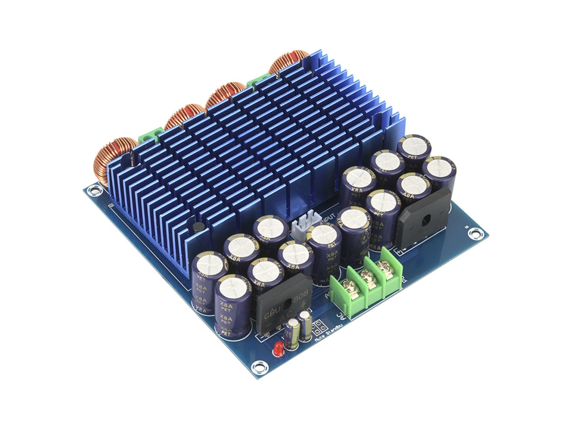 Laxiscreed Amplificador Estéreo Digital De Alta Potência Com Dois Chips Para Som Potente