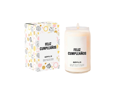 Vela Perfumada GOVALIS Feliz Cumpleaños (500 g)