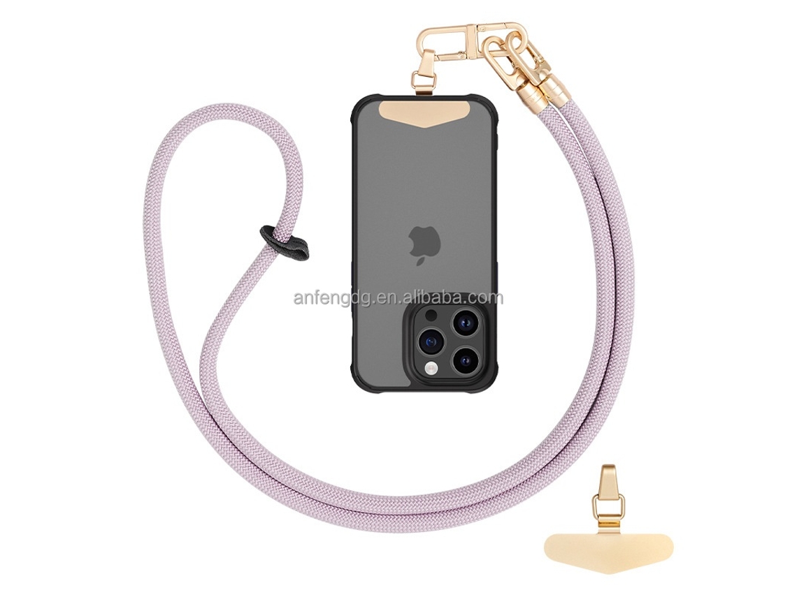 Lurelia Cordão Para Telemóvel Ajustável Anti-perda Trançado 7mm 120 Cm