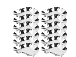 Conjunto De 12 Pratos Empilháveis Para Cozinhar E Servir Ostras.