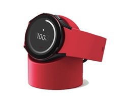 Suporte Carregador Hexinyigjly Para Galaxy Watch 6,silicone, Gestão Cabos, Carregador Não Incluído Vermelho