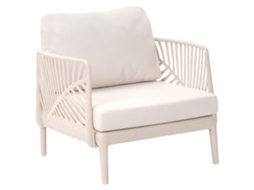 Sillón De Jardín Beliani Saturnia De Polipropileno Beige 68x68x78