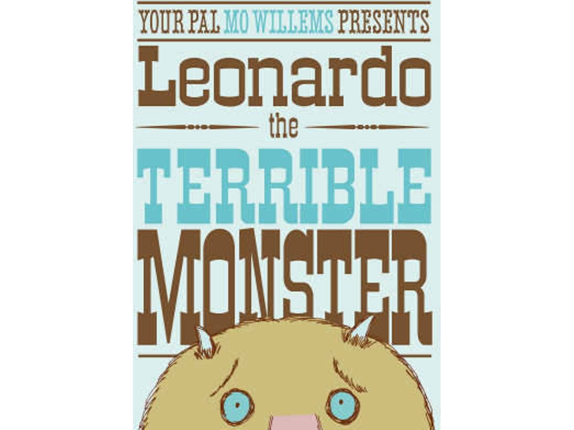 Livro Leonardo The Terrible Monster de Mo Willems (Inglês)