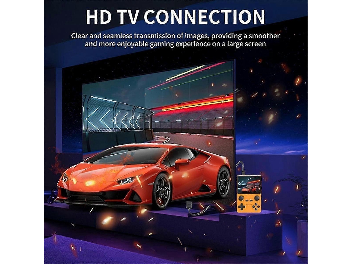 Console De Videogame Portátil X35s, Joystick Hall De Código Aberto, Controle De Jogo Retrô De 16 Gb 64 Gb Para Psp/n Ly Ebike