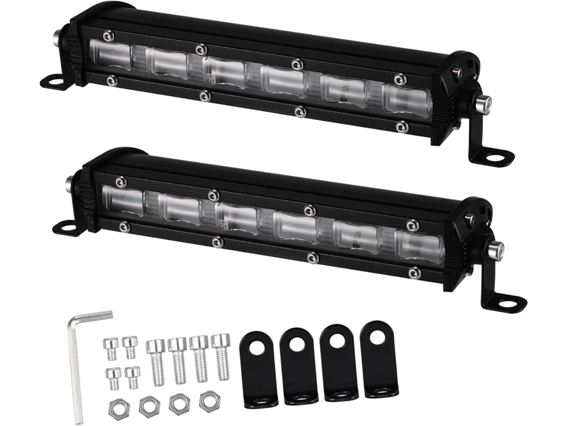 Barra de luz LED de 2 peças para iluminação externa de trabalho em carros