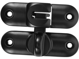 Fechadura De Porta Ukcoco Em Liga Zinco, Com Trinco De Ângulo Reto, Ferragens Robustas Portão Deslizante, Ideal