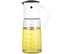 2026 dispensador de Óleo e Vinagre Sem Pinga com Boca Automática 300ml Material Alimentar Design Elegante Cor Branca