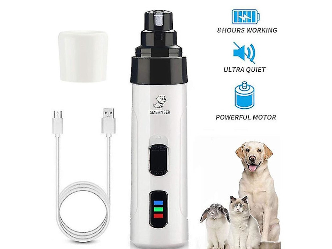 Lixa Unhas Pet Elétrico Usb Recarregável Suave