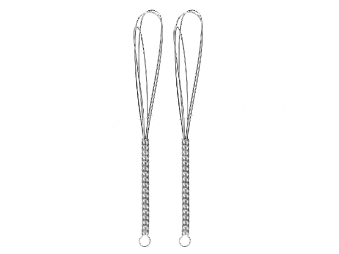 2026 2pcs Batidor Mezclador para Tinte de Pelo Herramientas de Peluquería de Acero Inoxidable