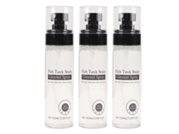 3 Peças Spray Limpador De Aquário 100ml Para Limpeza De Manchas