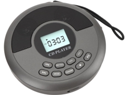 Jectse Leitor Cd Portátil, Com Alto-falantes Usb,bluetooth Duplos, Reprodutor De Discos Recarregável E