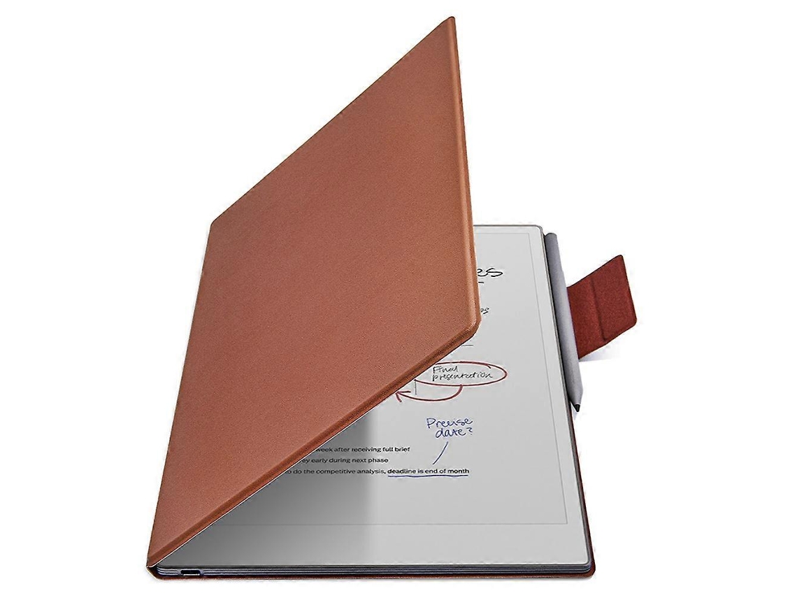 Capa Protetora Para Remarkable Paper Pro - Pc, Couro Pu, Magnética, Suporte Caneta, Ativação/desativação Automática, Multicolorid -aquaforge