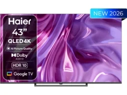 TV HAIER S80 H43S80GUX (QLED - 43'' - 109 cm - 4K Ultra HD - Smart TV)