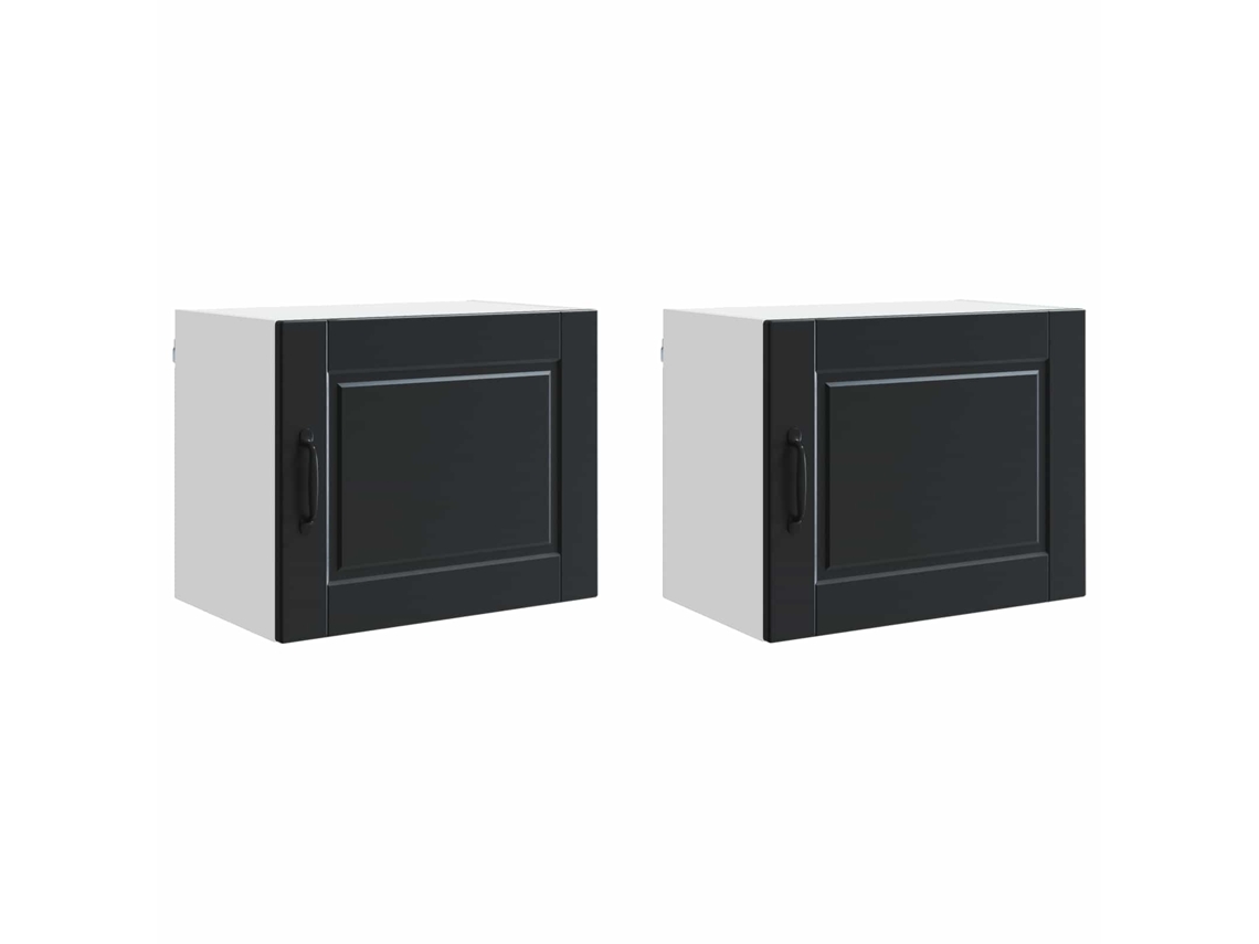 Conjunto de 2 armários de cozinha com Prateleira marrom 50x31x40 cm MAISON EXCLUSIVE
