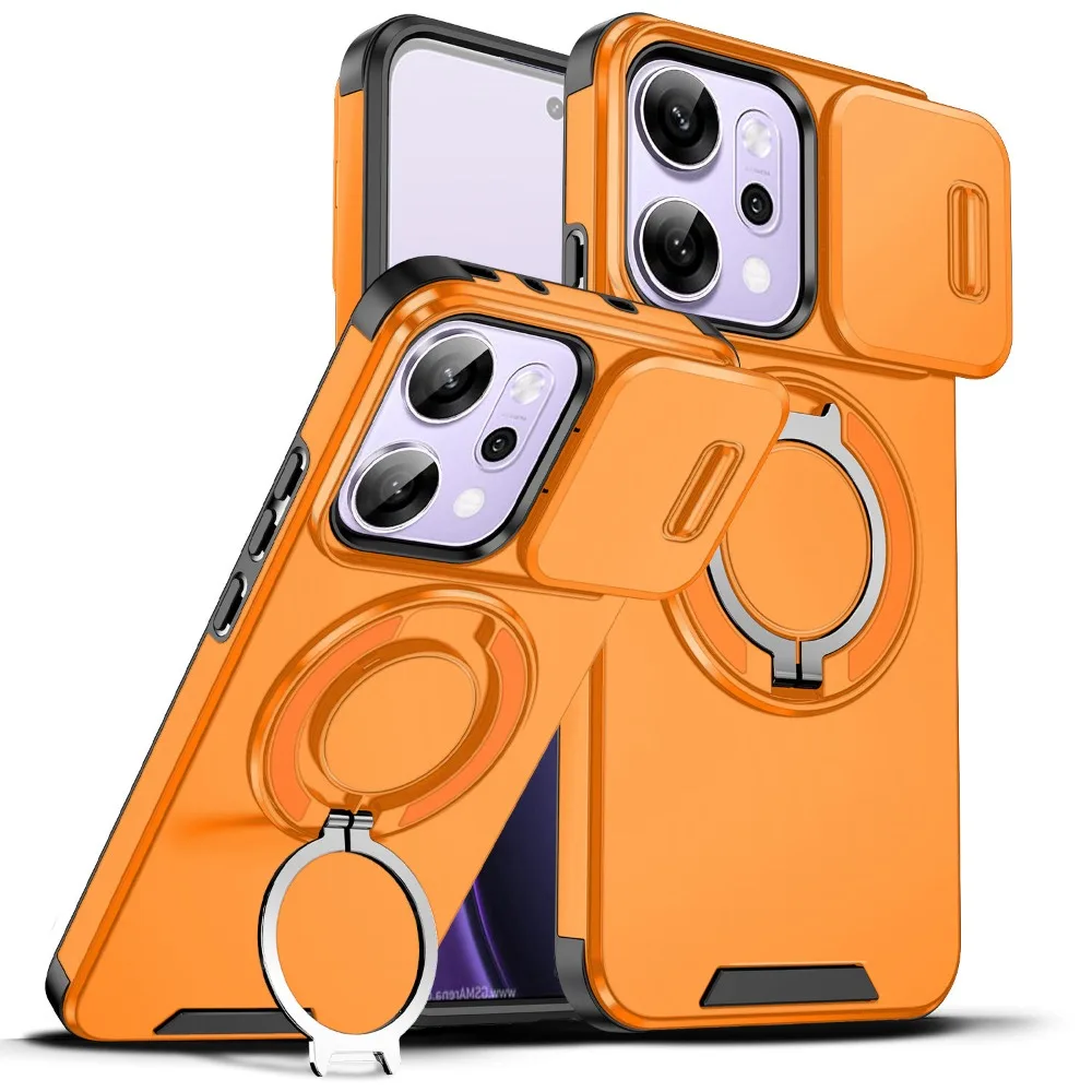 (laranja, Oppo Reno15) Capa Protetora, Material Tpu, Resistente A Impactos, Suporte Deslizante Para Proteção Da Câmera.